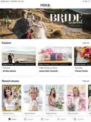 bride and groom magazine ipad images 1