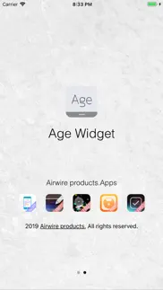 age widget iPhone Captures Décran 4