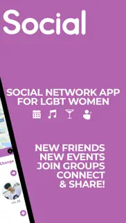lesbesocial - lgbtq friends iphone capturas de pantalla 2