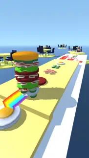 stack burger 3d iphone images 3