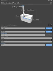 milling speed and feed calc ipad images 4