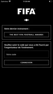 fifa events official app iPhone Captures Décran 3