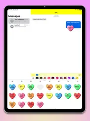 candy hearts fun stickers ipad images 3