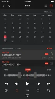 avr x pro - voice recorder iPhone Captures Décran 2