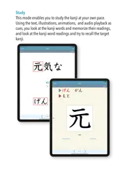 genki kanji for 3rd ed. iPad Captures Décran 3