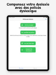 dyslexie police aide lecture iPad Captures Décran 1