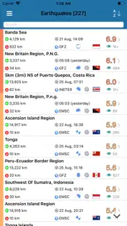 earthquake+ alerts, map & info iphone images 2
