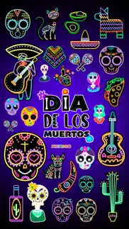 the day of the dead stickers iphone images 1