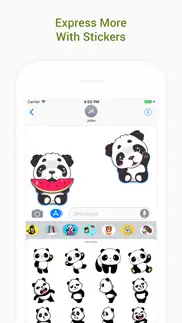 panda emoji stickers - pack iphone images 3