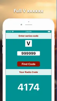 radio code for ford v series iPhone Captures Décran 2