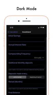 easy calculator financial calc iphone resimleri 4