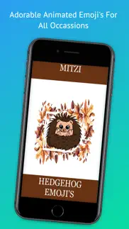 mitzi hedgehog emoji's iphone images 1