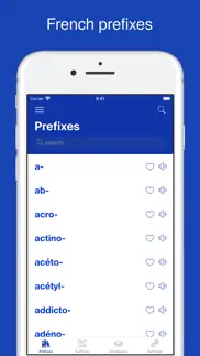 french word parts, vocabulary iphone images 1