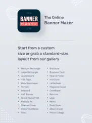 banner maker : ad maker ipad images 1