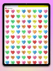 candy hearts fun stickers ipad images 2
