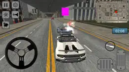 police car thief chase city in iphone resimleri 4
