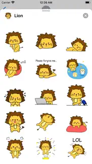 lion sticker fc iphone images 1