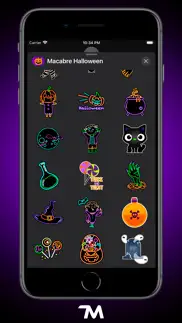 macabre halloween stickers iphone images 3