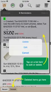 menu minder - to do reminders iphone images 4