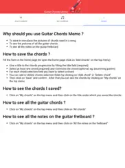 guitar chords memo ipad images 2