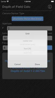 depth of field calculator iphone images 3