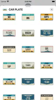 car plate sticker pack iphone images 2