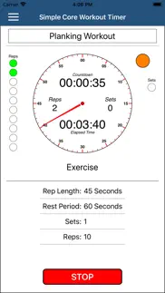 simple core workout timer iphone images 2