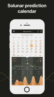 hunting calendar, solunar iPhone Captures Décran 1