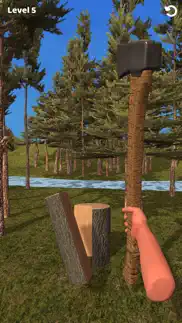 wood chopping 3d iphone images 2