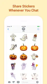 animated halloween stickers! iphone images 2