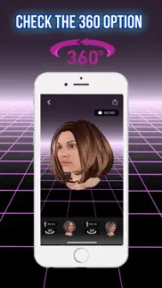cheveux virtuels 3d iPhone Captures Décran 4