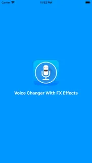 voice changer with fx effects iPhone Captures Décran 1