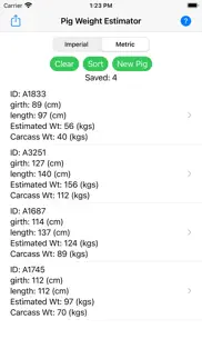 pig weight estimator iphone images 3