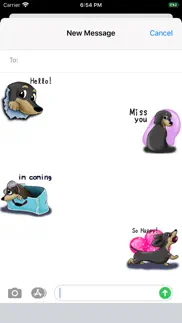 cute dachshund dog stickers iphone images 1