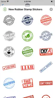 new rubber stamp stickers iphone images 3