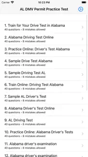 dmv permit practice test ゜ iphone capturas de pantalla 1