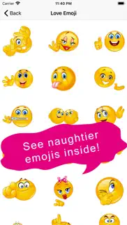 flirty emoji adult stickers iPhone Captures Décran 1