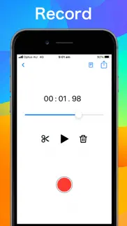 voice memo, voice to texts app iphone images 1