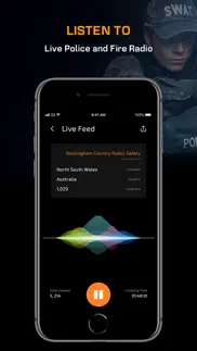 police scanner app, live radio iphone images 1