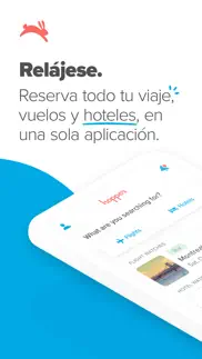 hopper: hoteles y vuelos iphone capturas de pantalla 1