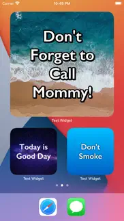 text widget on home screen iphone images 1