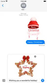 realistic christmas stickers iphone images 2