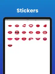 beautiful lips stickers emoji ipad images 1