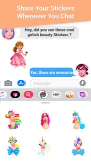 girlish beauty stickers iphone images 4