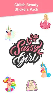 girlish beauty stickers iphone images 1
