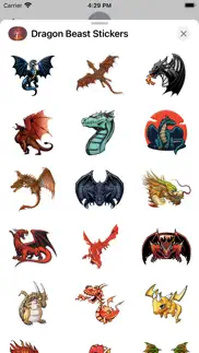 dragon beast stickers iphone images 2