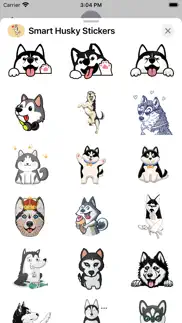 smart husky stickers iphone images 2