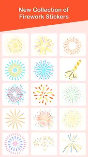 fireworks stickers pack iphone images 2