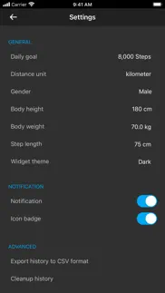 pedometer plus - step counter iphone images 4