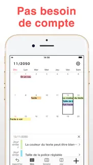 n calendrier - planning iPhone Captures Décran 2